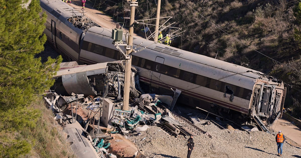 Pekas ut som ansvarig för tågolyckan i Spanien.