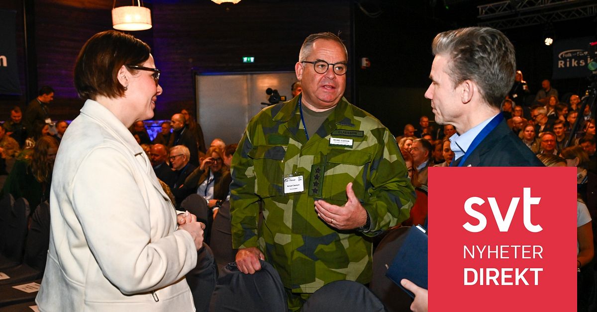Andersson (S): Vill ha multinationella styrkor på Gotland – Senaste nytt om Folk och försvar 2026 - SVT Nyheter