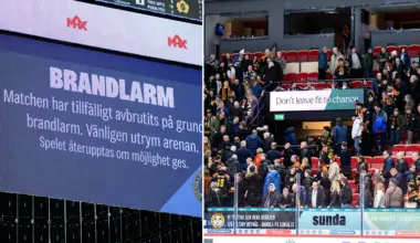 Hela arenan utrymdes: "Utlöstes av diskmaskin"
