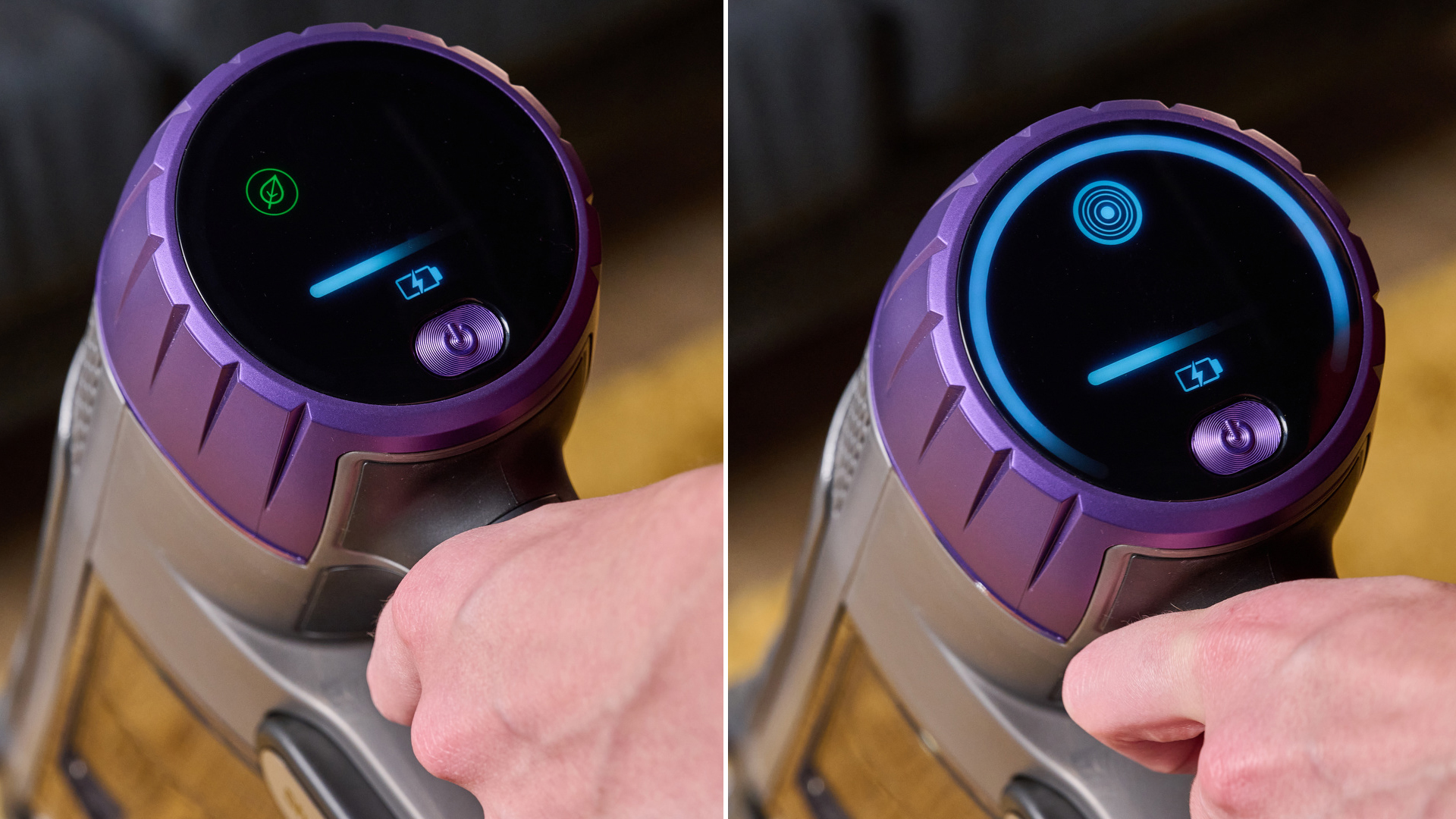 Sk&auml;rmen p&aring; Shark PowerDetect Cordless vacuum.