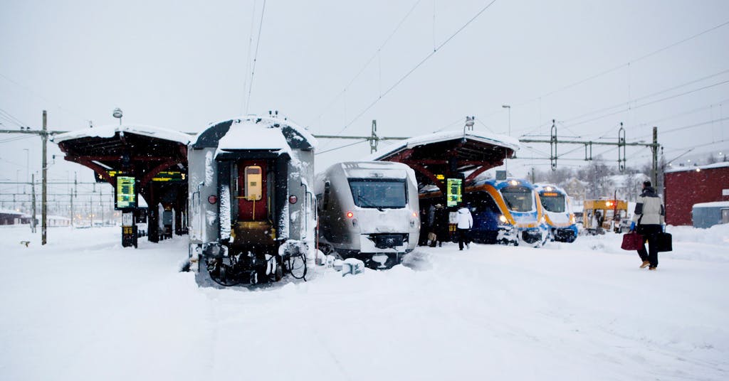 All tågtrafik norr om Gävle ställs in - Västerbottens-Kuriren