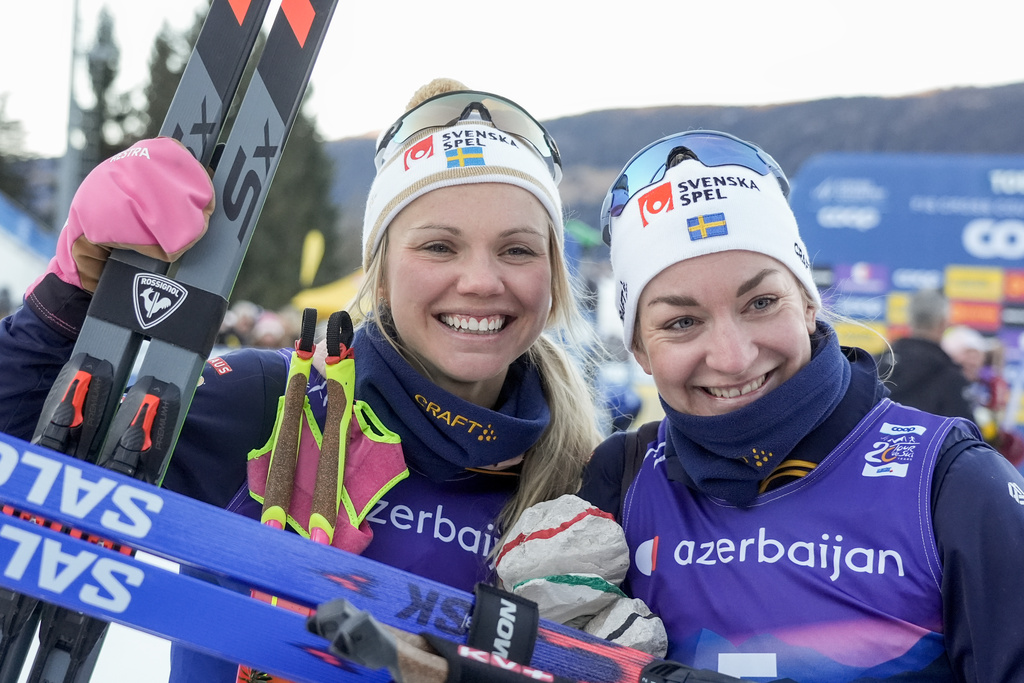 Dubbelt svenskt på pallen – Ribom i tårar