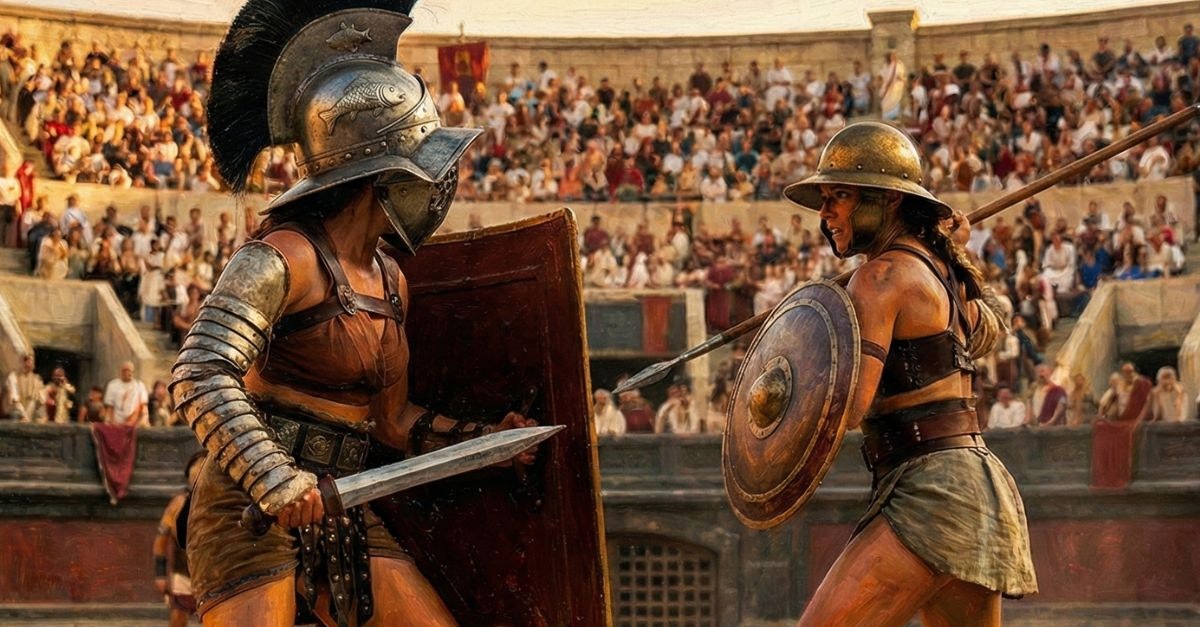 Kunde kvinnor bli gladiatorer? | varldenshistoria.se