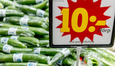 Bensin och möbler trycker ned inflationen