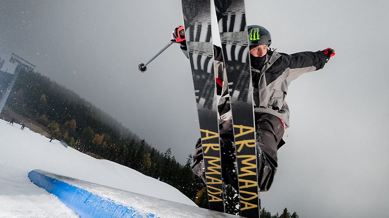 Positivt formbesked i Henrik Harlauts slopestyle-comeback