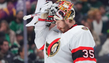 Efter ryktena – Ullmark tillbaka på is