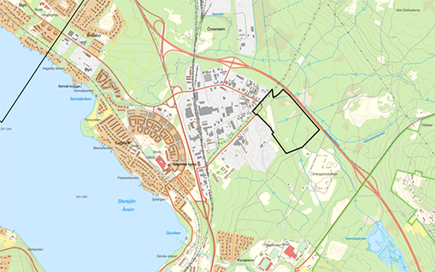 Detaljplan för industriområde i Lugnvik till granskning