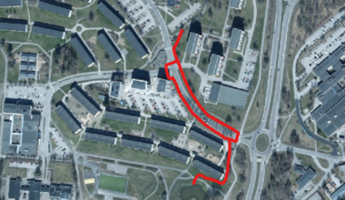 Norra Vilbergen får ny cykelbana och trädplanteringar