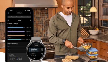 Garmin Connect nutrion tracking