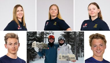 OS-truppen stärks med sju nya skidåkare från alpint, skicross, längd och puckel