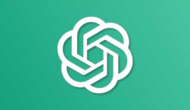 OpenAI ChatGPT logo on a green background
