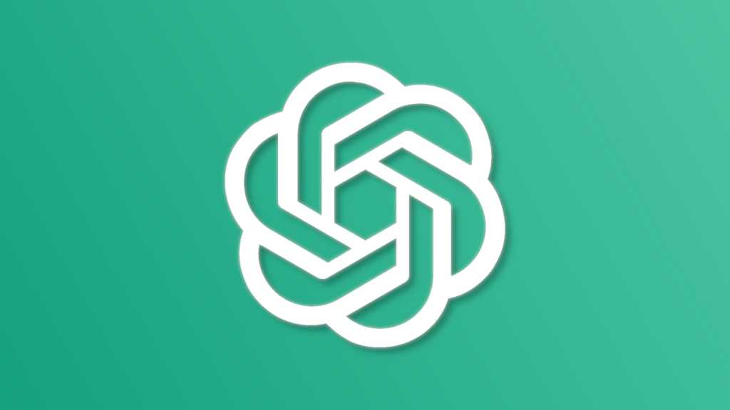 OpenAI ChatGPT logo on a green background