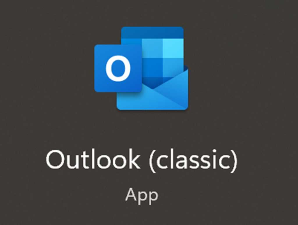 Outlook classic app icon