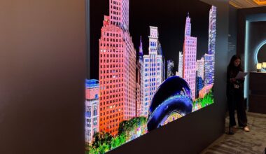 Samsung har byggt en spektakulär micro-LED-TV där även ramen är en skärm – och jag har sett den live