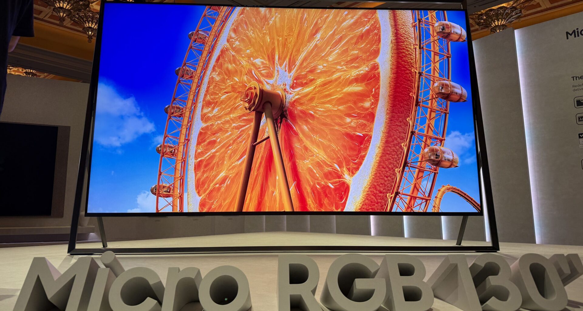 Jag såg Samsungs världsunika RGB-TV på 130 tum – och det är ett riktigt praktexemplar