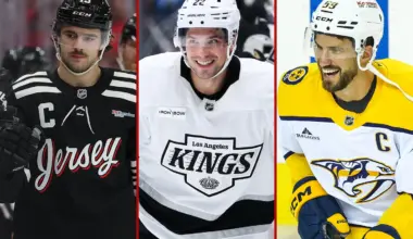 Schweiz. OS-trupp. Nico Hischier. Kevin Fiala. Roman Josi.