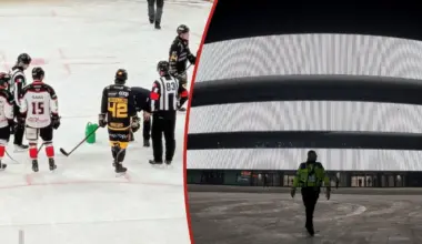 Fiaskot inför OS – hål i isen under testmatch