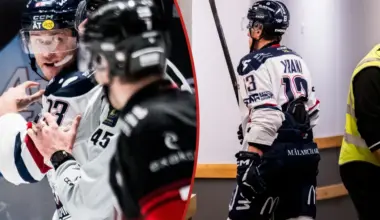 Linköping HC:s Jakub Vrana får matchstraff mot Malmö