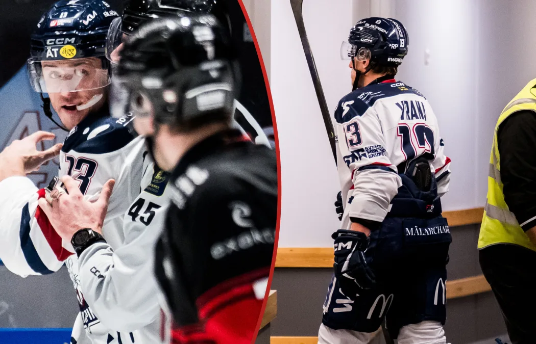 Linköping HC:s Jakub Vrana får matchstraff mot Malmö