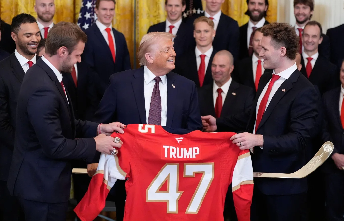 Mästarna besökte Trump i Vita Huset: "Inget slår det här"