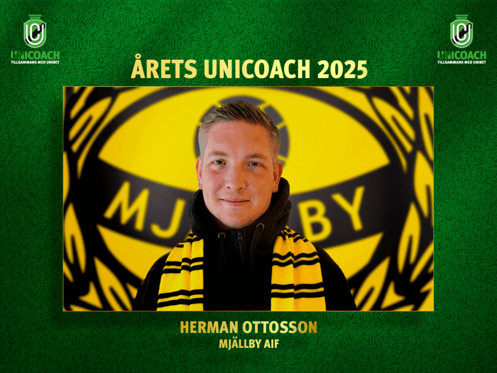 Ottosson prisas för sitt arbete i Mjällby - Unicoach