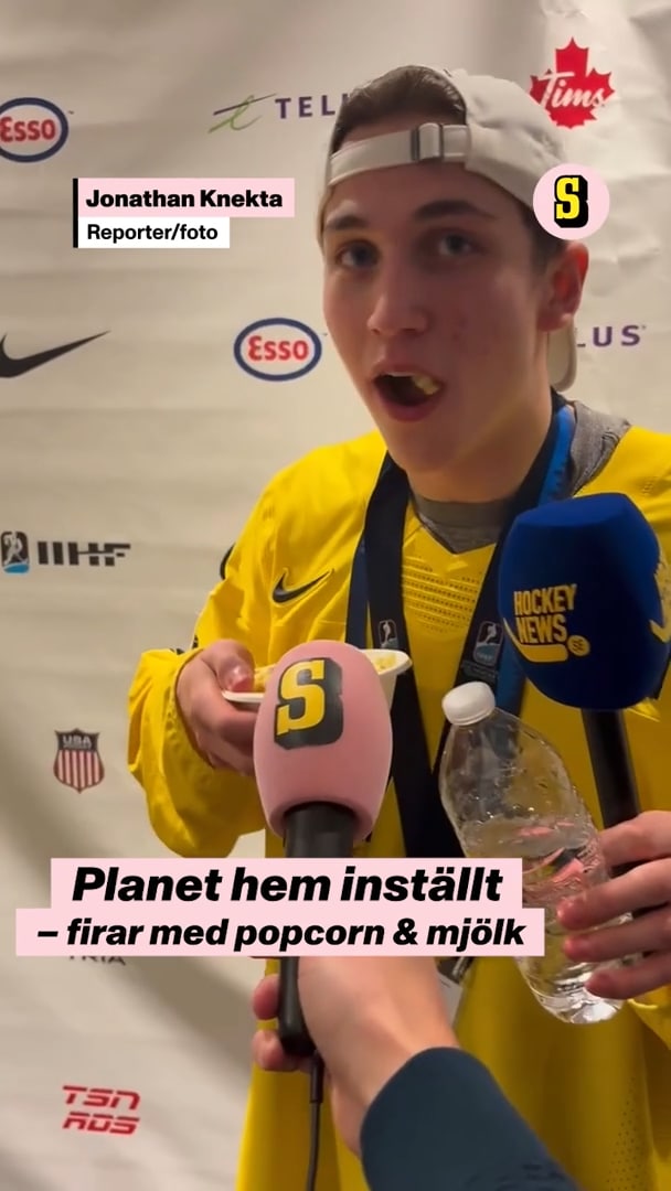 Resan hem inställd: ”Firar med popcorn!”