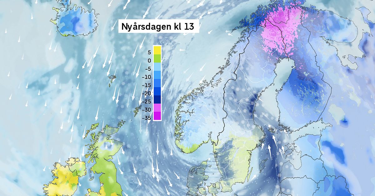 Ovädret Anna drar in över Sverige – SMHI med röd varning