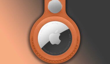 AirTag 2 in a finewoven key ring holder