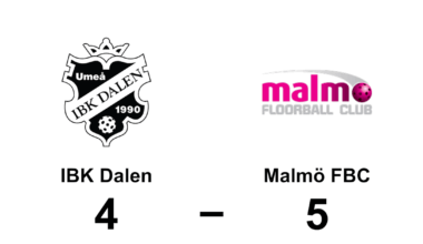 Förlust för IBK Dalen efter tapp i tredje perioden mot Malmö FBC - Västerbottens-Kuriren
