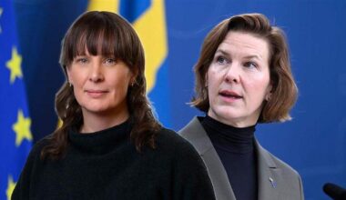 Camilla Gannvik, arbetsrättsjurist och expert på lönebildning, och jämställdhetsminister Nina Larsson (L).