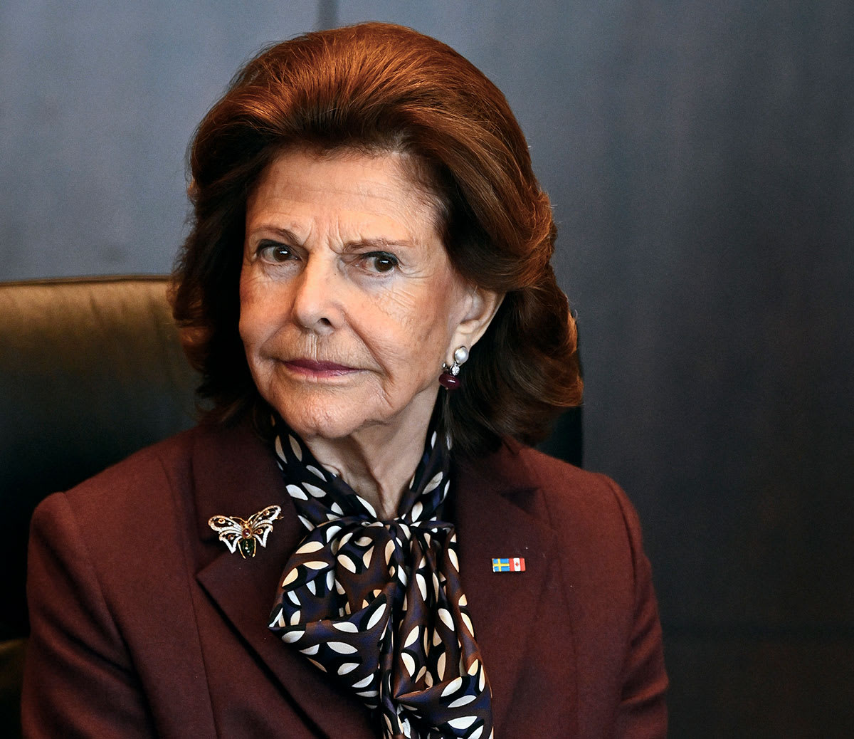 Drottning Silvia har aldrig tidigare pratat om terrorhotet i München. 