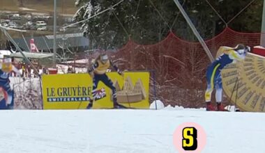 Märkliga bilder på Johanna Hagström i Tour de Ski