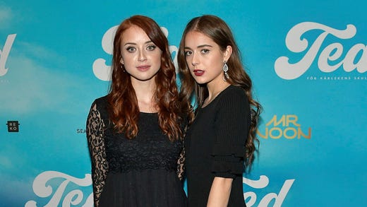 Happy Jankell och systern Félice Jankell spelar huvudrollen i en ny romantisk komedi på Netflix. Här på en bild från 2017.