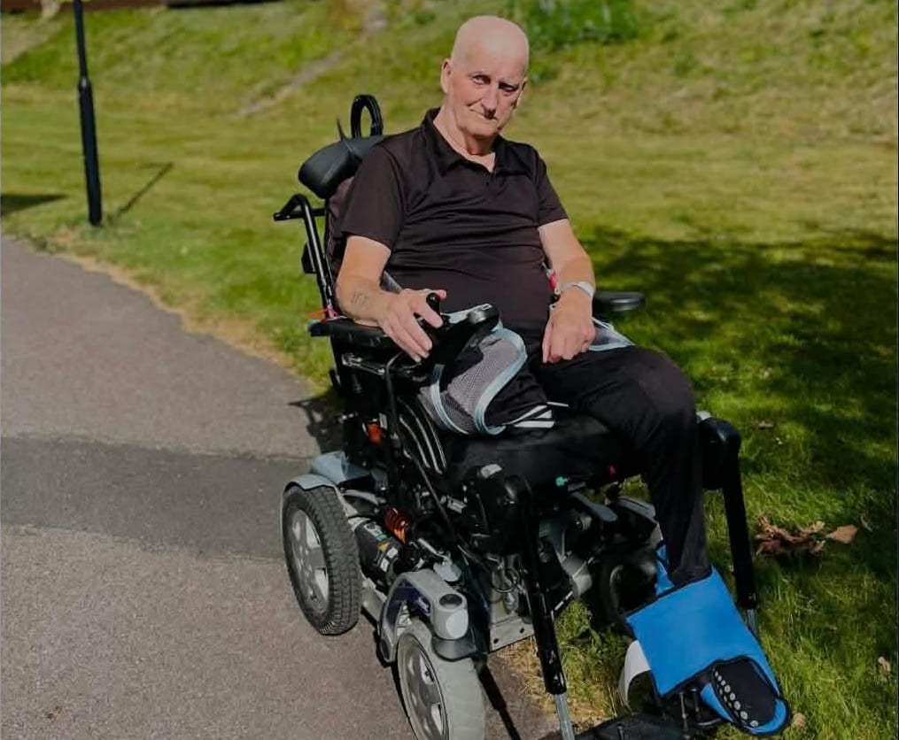 Kaj Hake är rullstolsburen sedan en olycka för fem år sedan.