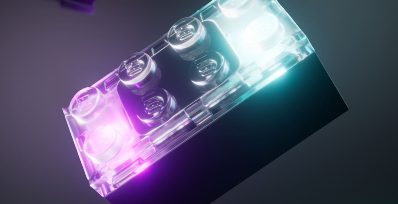 Nya legobiten ändrar färg och spelar musik