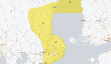 SMHI tidigarelägger snövarning – gäller från tisdag förmiddag