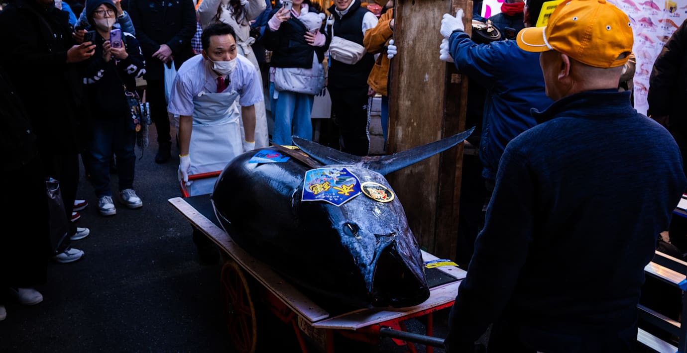 Tonfisk såld för 30 miljoner på auktion i Tokyo