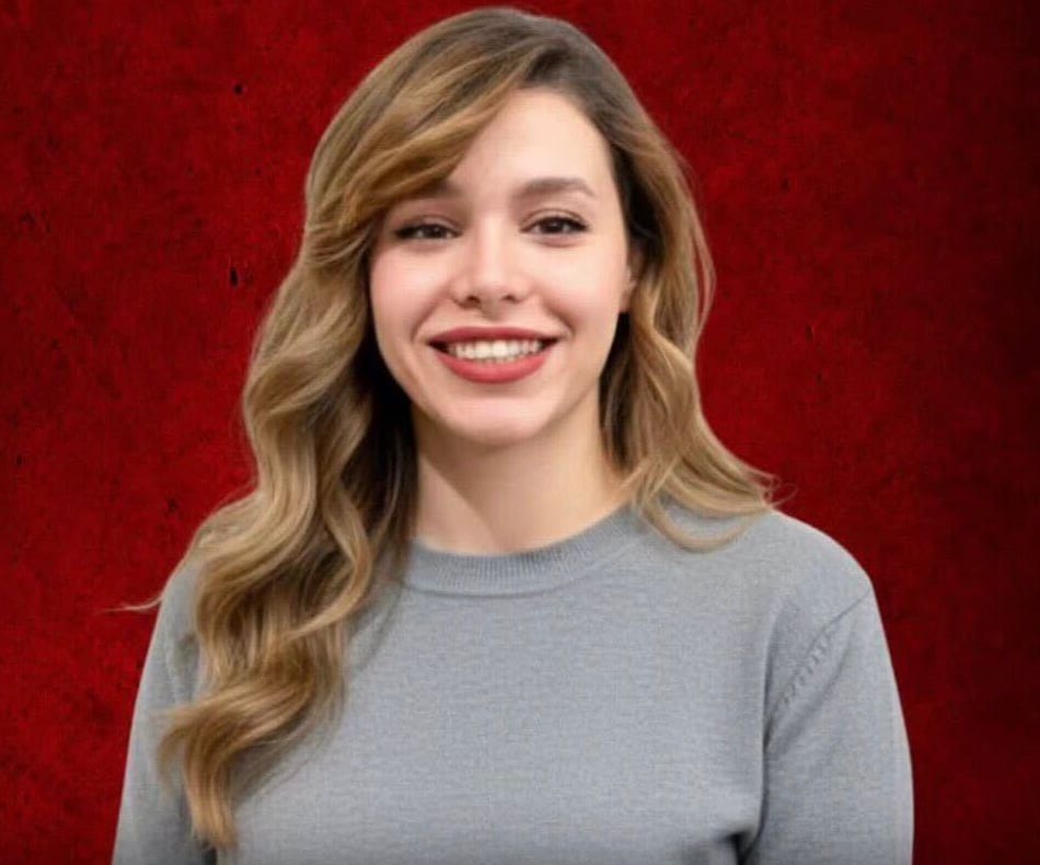 Studenten Robina Aminian blev 23 år. Hon dödades under en demonstration i Iran.