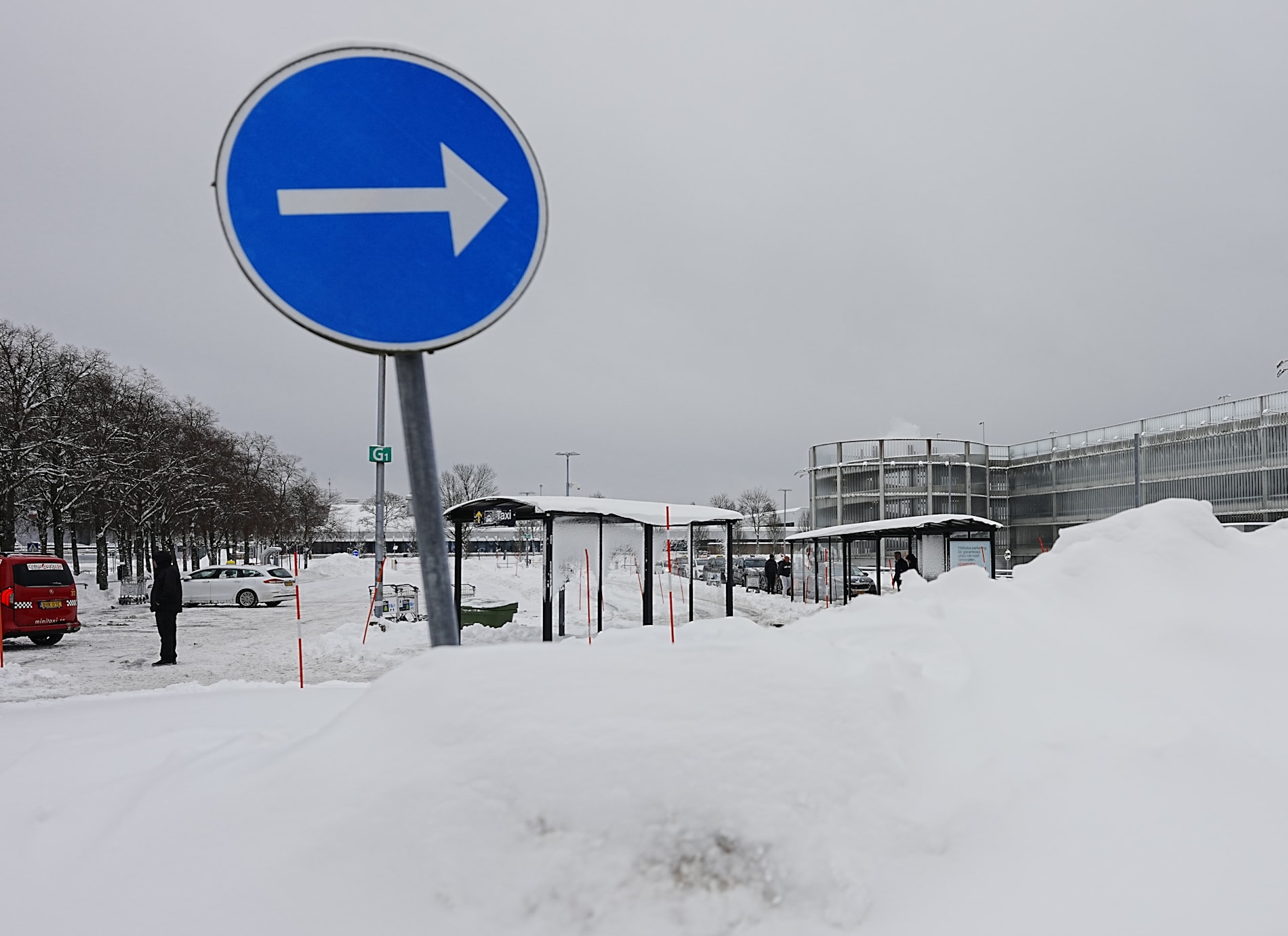 Stora snömängder i Göteborgstrakten.