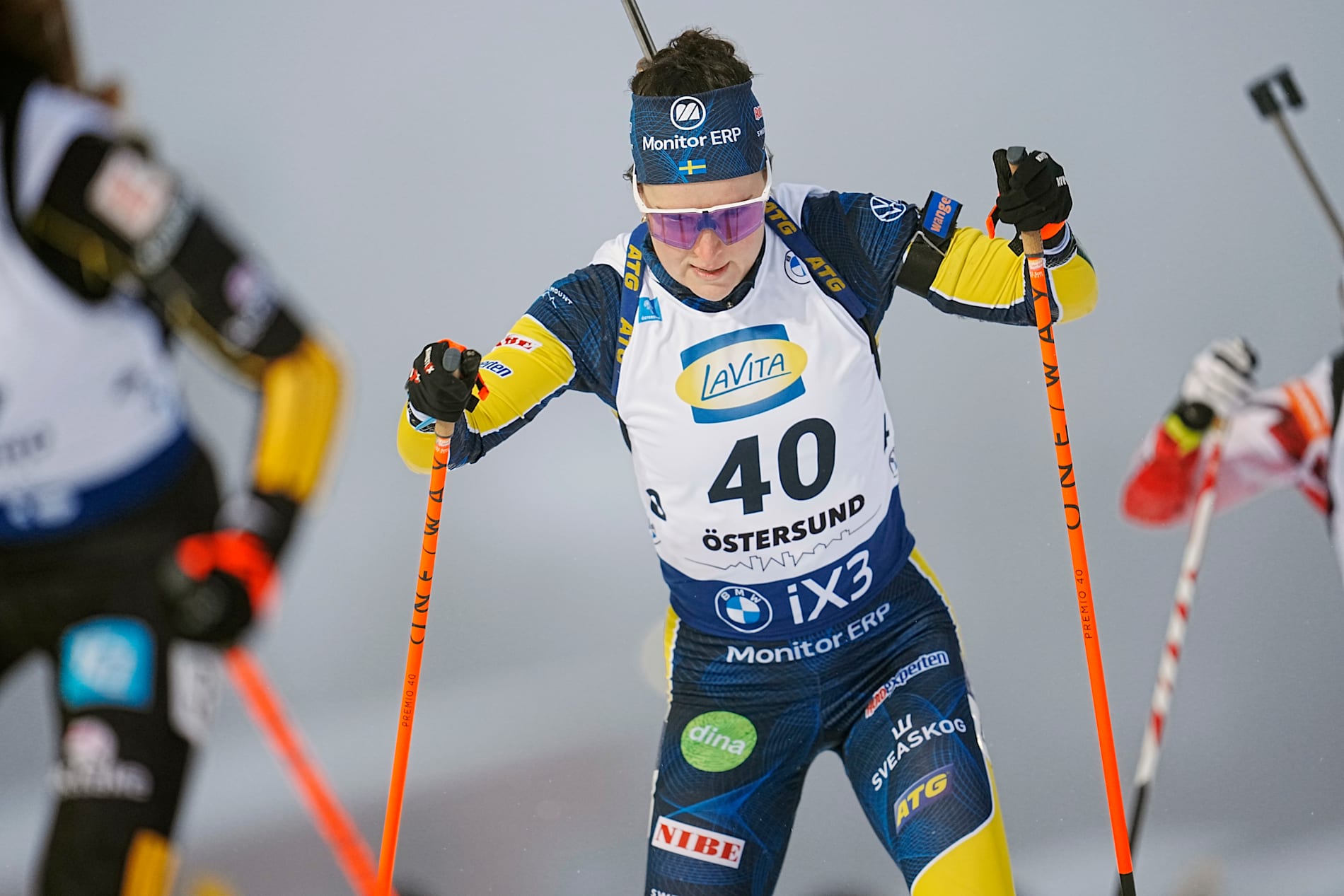 Johanna Skottheim i världscuppremiären i Östersund i december.