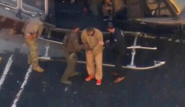 Nicolás Maduro i rätten efter bortförandet från Venezuela