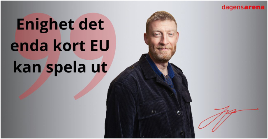Hoten från USA ökar stressen i EU