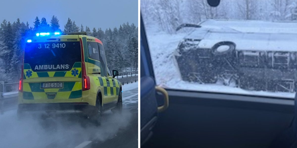 JUST NU: Sjukhuset i förstärkningsläge efter bussolyckan - Norran