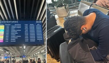 Snökaos i Europa – strandas när flygplan ställs in