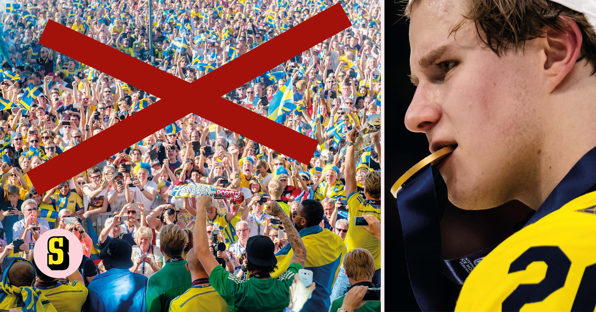 Juniorkronornas hemresa inställd − mitt i guldfesten