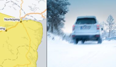 SMHI varnar för plötslig ishalka i Östergötland