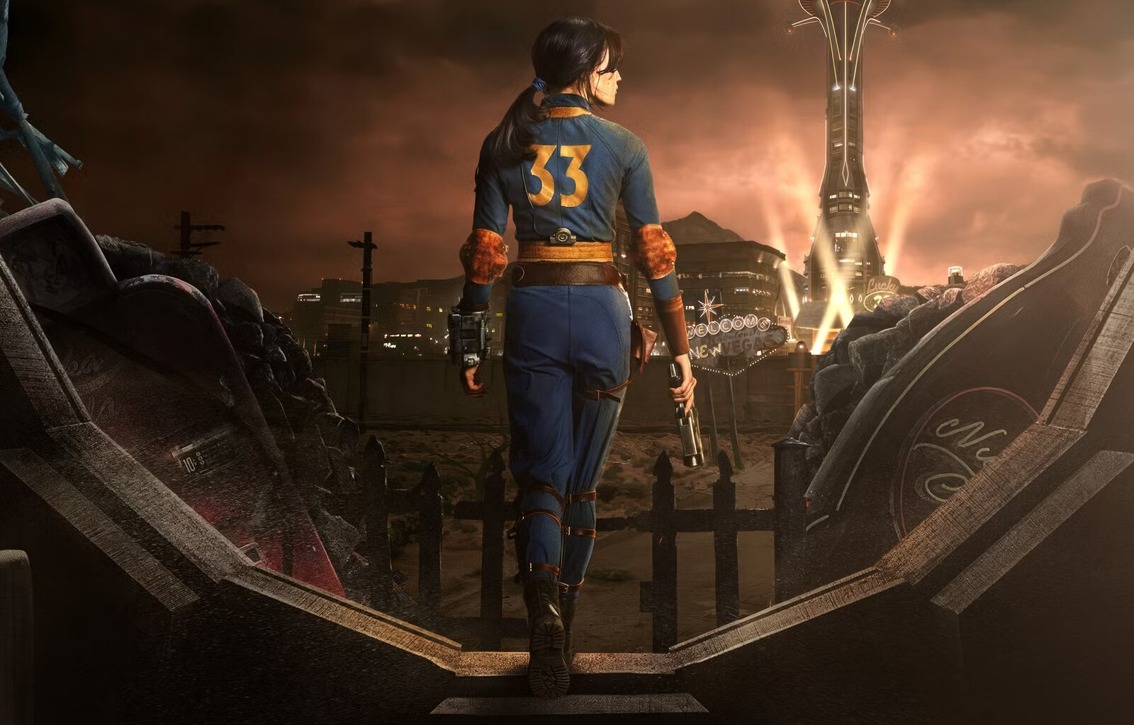 Lucy i New Vegas... en stad där man hittar många monster.