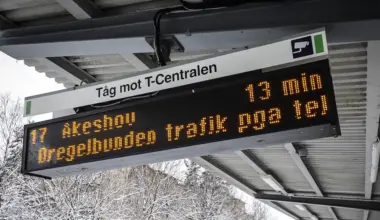 Förseningar på gröna linjen | Mitt i