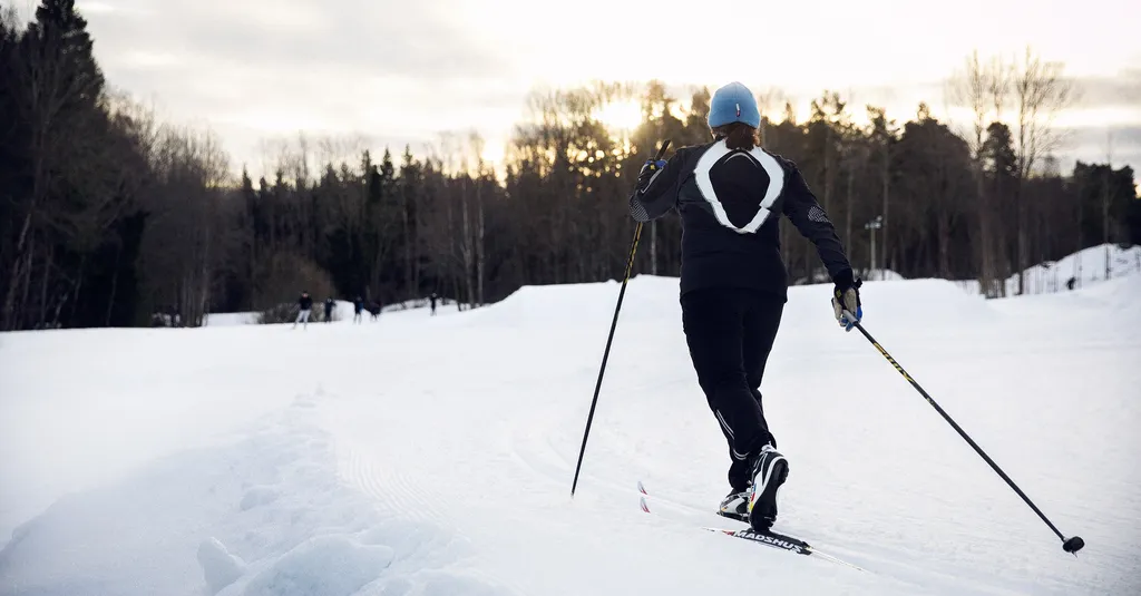 Här har skidspåren öppnat i Stockholm
