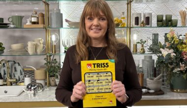 Maria från Torslanda skrapade fram en kvarts miljon kronor på Triss i tv